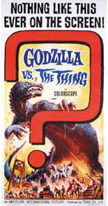 Godzilla vs The Thing movie poster