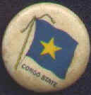 Flag pin of the Congo State (Southern Africa 1910)